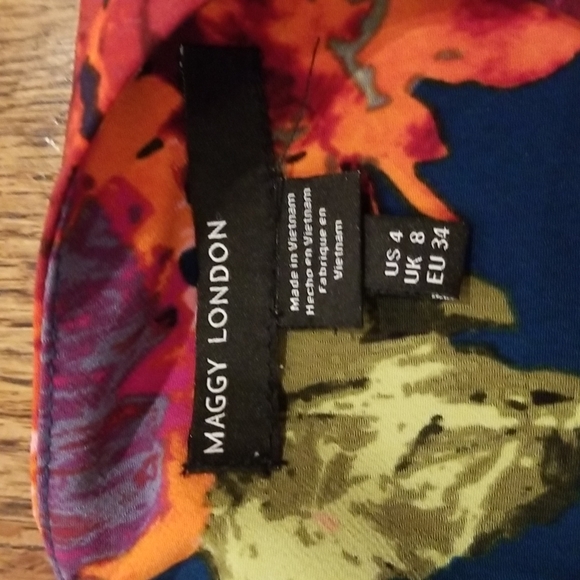 Open Shoulder Maggie London Dress. - Picture 3 of 9